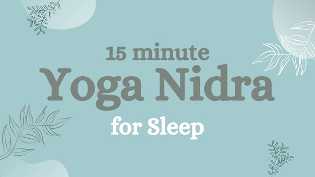 Yoga Nidra for Sleep