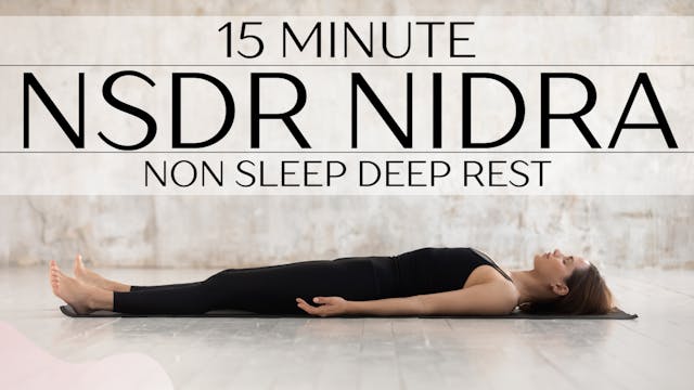 A Short NSDR Meditation