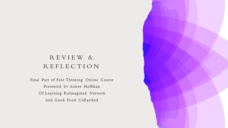 Free Thinking Online Course Part 10 Review & Reflect