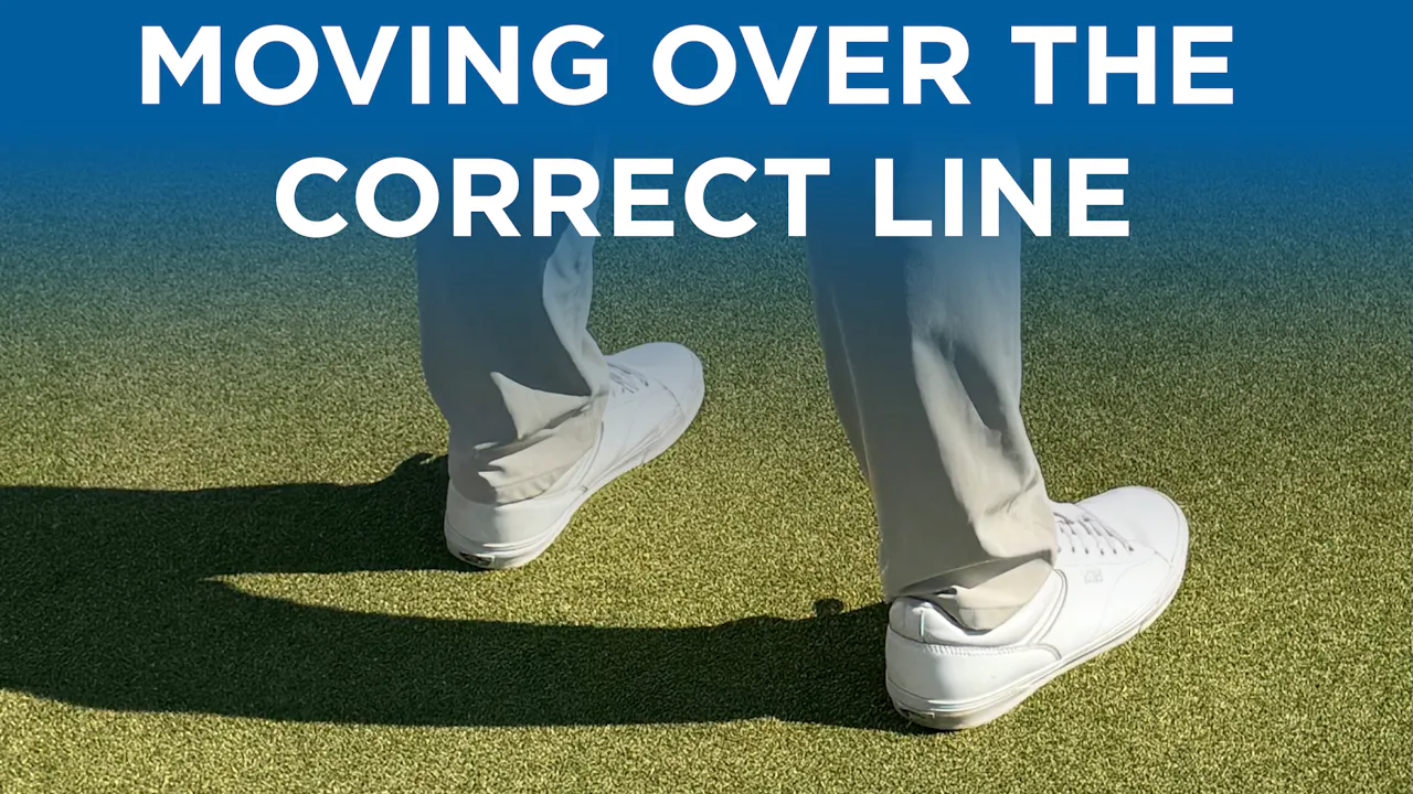 Lesson: Moving Over The Correct Line - Lessons - AimPoint Golf Videos