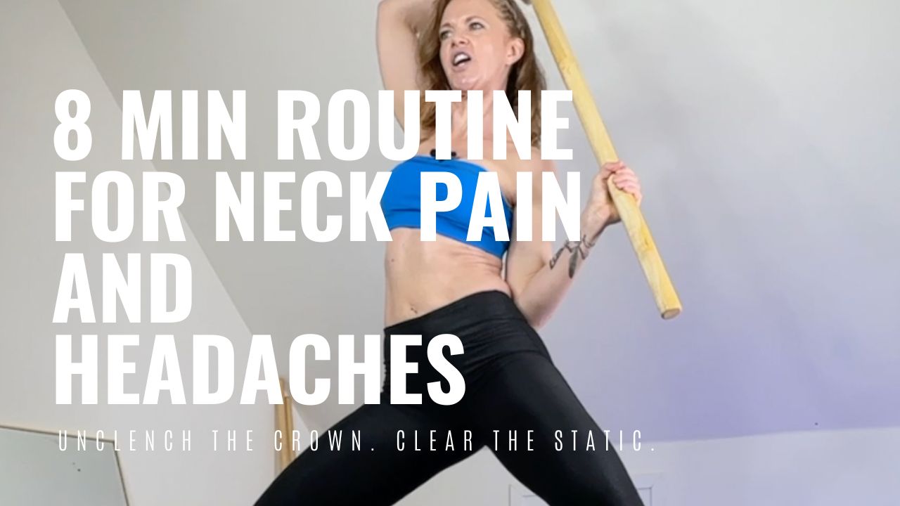 8 Min Routine For Neck Pain and Headaches