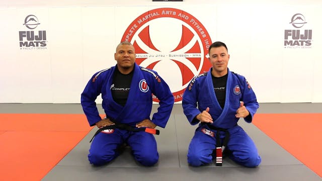 Half Guard Sweep using the Knee Tap -...