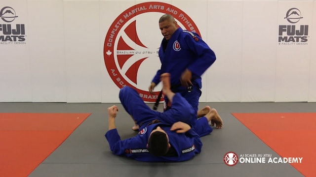 Standing Guard Pass with Back Step