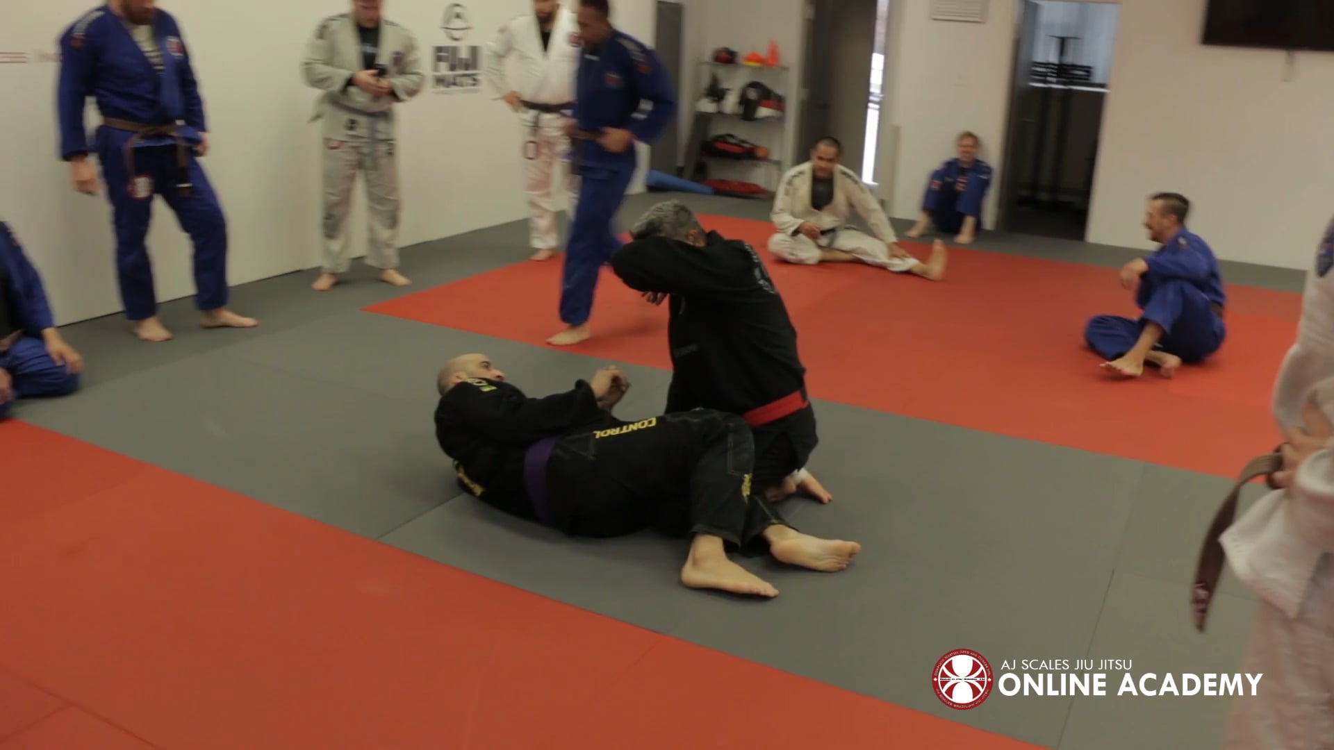 Master Wendell Canto Choke from top half guard
