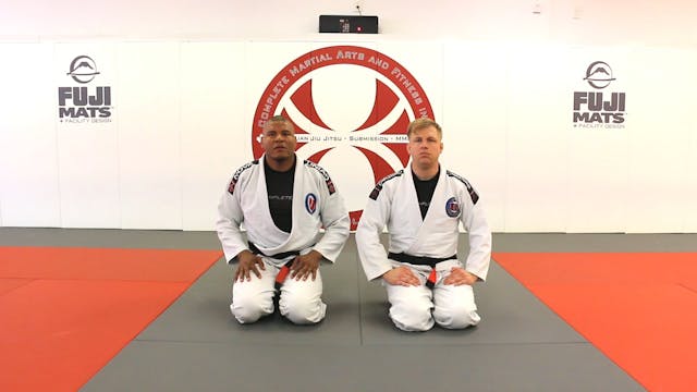 Half Guard Pass to Three Quarter Mount