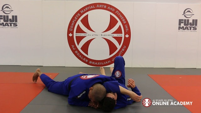 Head and Arm Choke from Mount