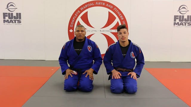 Sickle Sweep Variation 2 from Open Guard