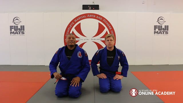 Cross Choke using the Lapel