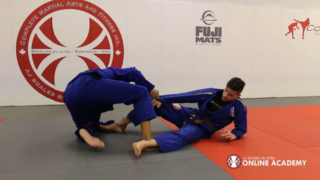 Sickle Sweep Variation 1 from Open Guard
