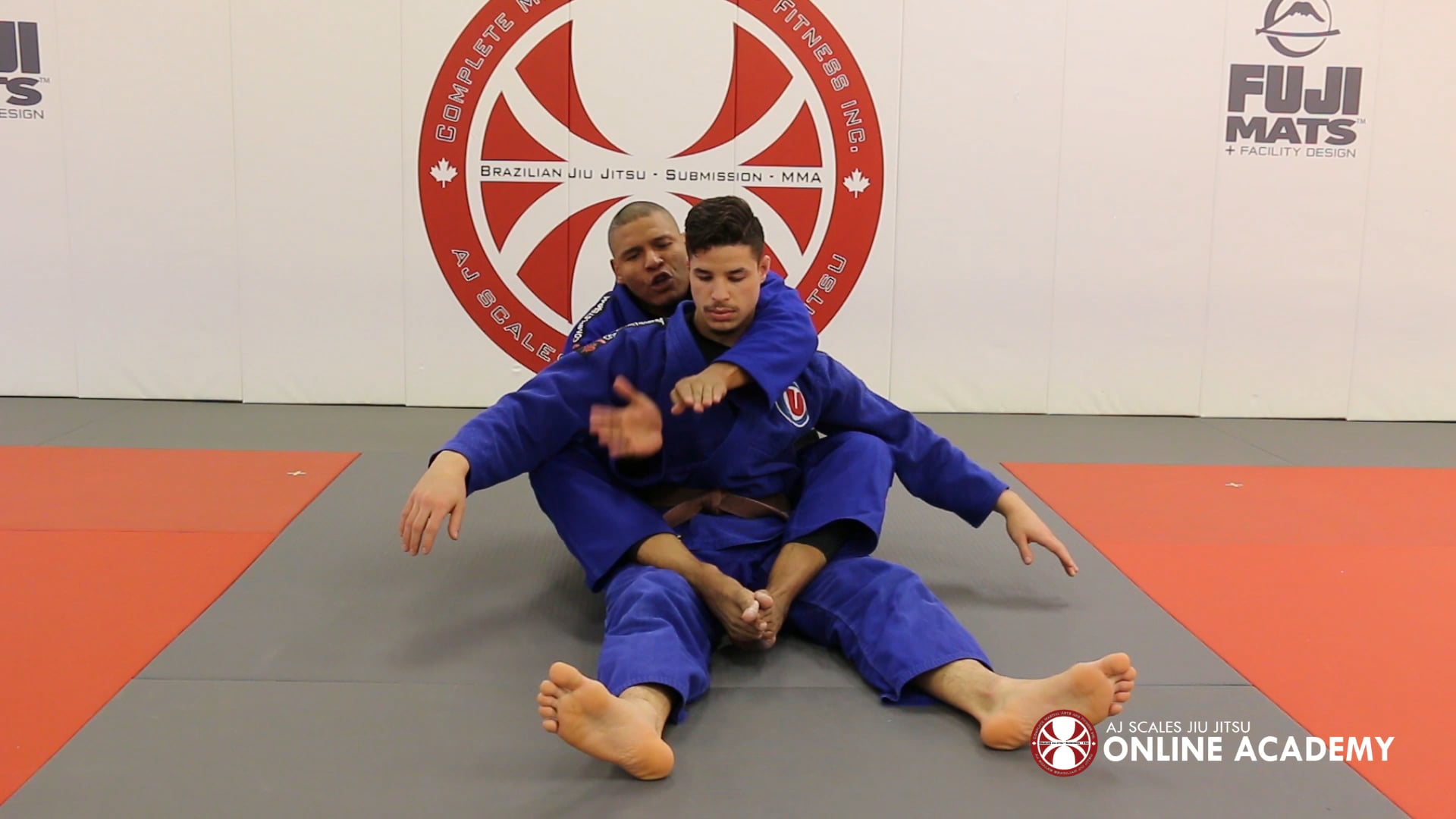 Cross Choke from Back Control