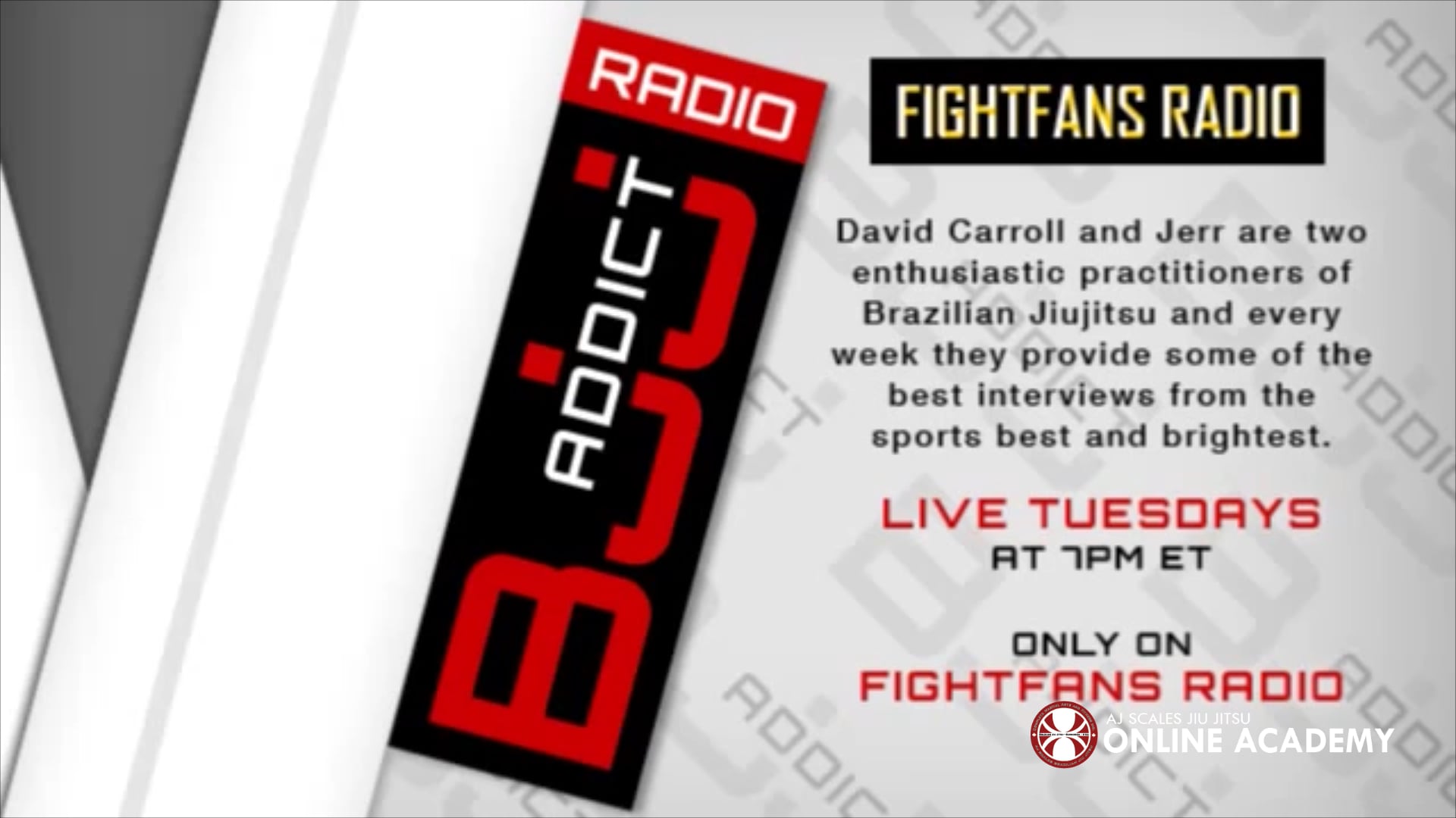 AJ Scales Interview on BJJ Addict Radio