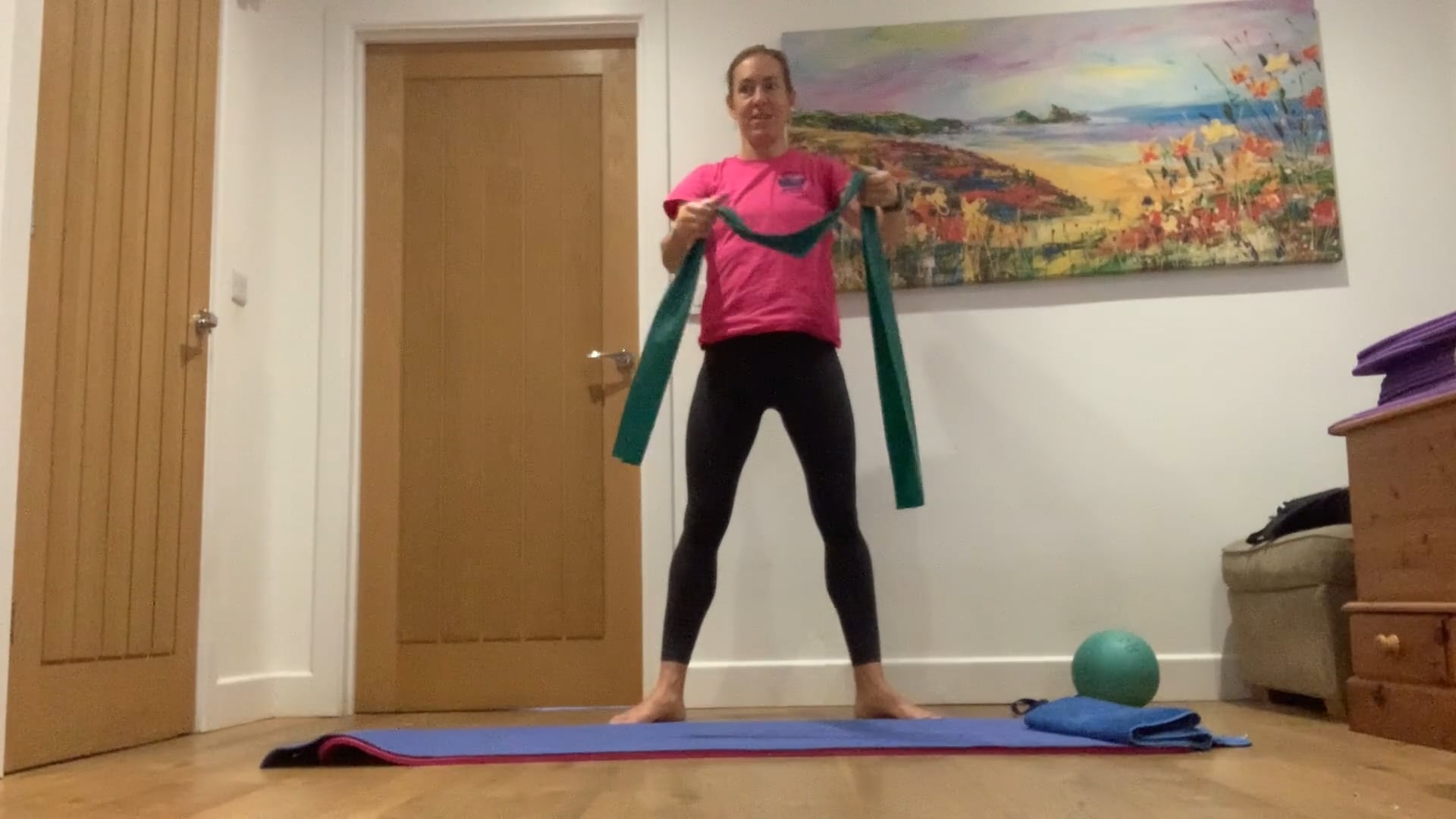 03.11.2025. Intermediate / advanced - resistance bands and soft ball