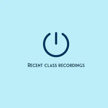 April 2026 Live class recordings
