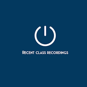 June 2025 Live class recordings