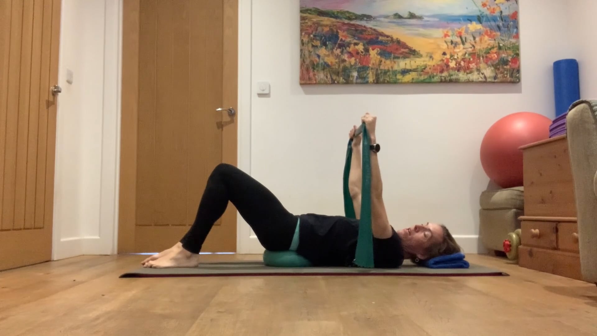 04.03.2026. Pilates for back pain - soft ball and band