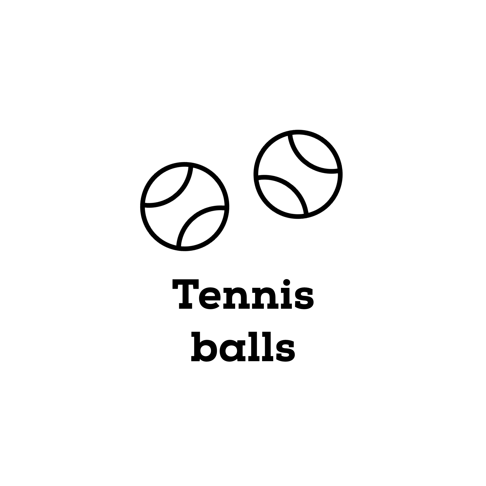 Tennis balls AJ Sports Physio & Pilates
