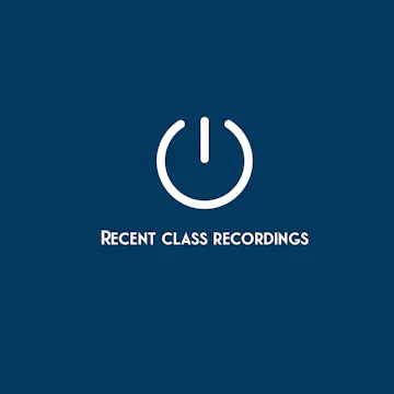 March 2026 live class recordings