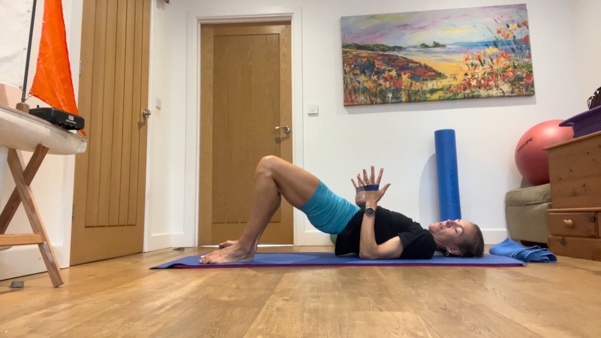 30.09.2026. Pilates for Back Pain - soft ball or roller and band