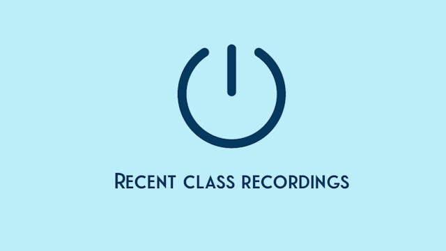 June 2024 Live class recordings
