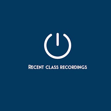 January 2025 Live class recordings