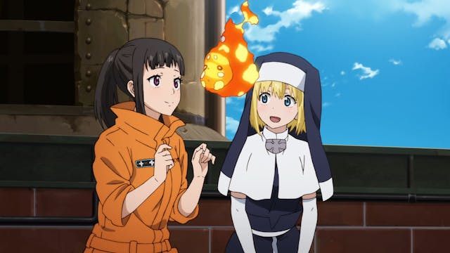 Fire Force - S1E02 - Das Herz eines Feuerwehrsoldaten (OmU)