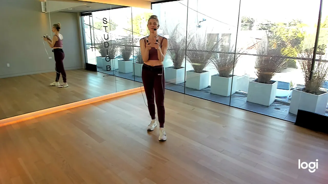 AK! Rope | 15 Minute Arms, Abs and Cardio - Amanda Kloots Fitness