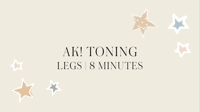 AK! Legs | Toning Legs 8 minutes