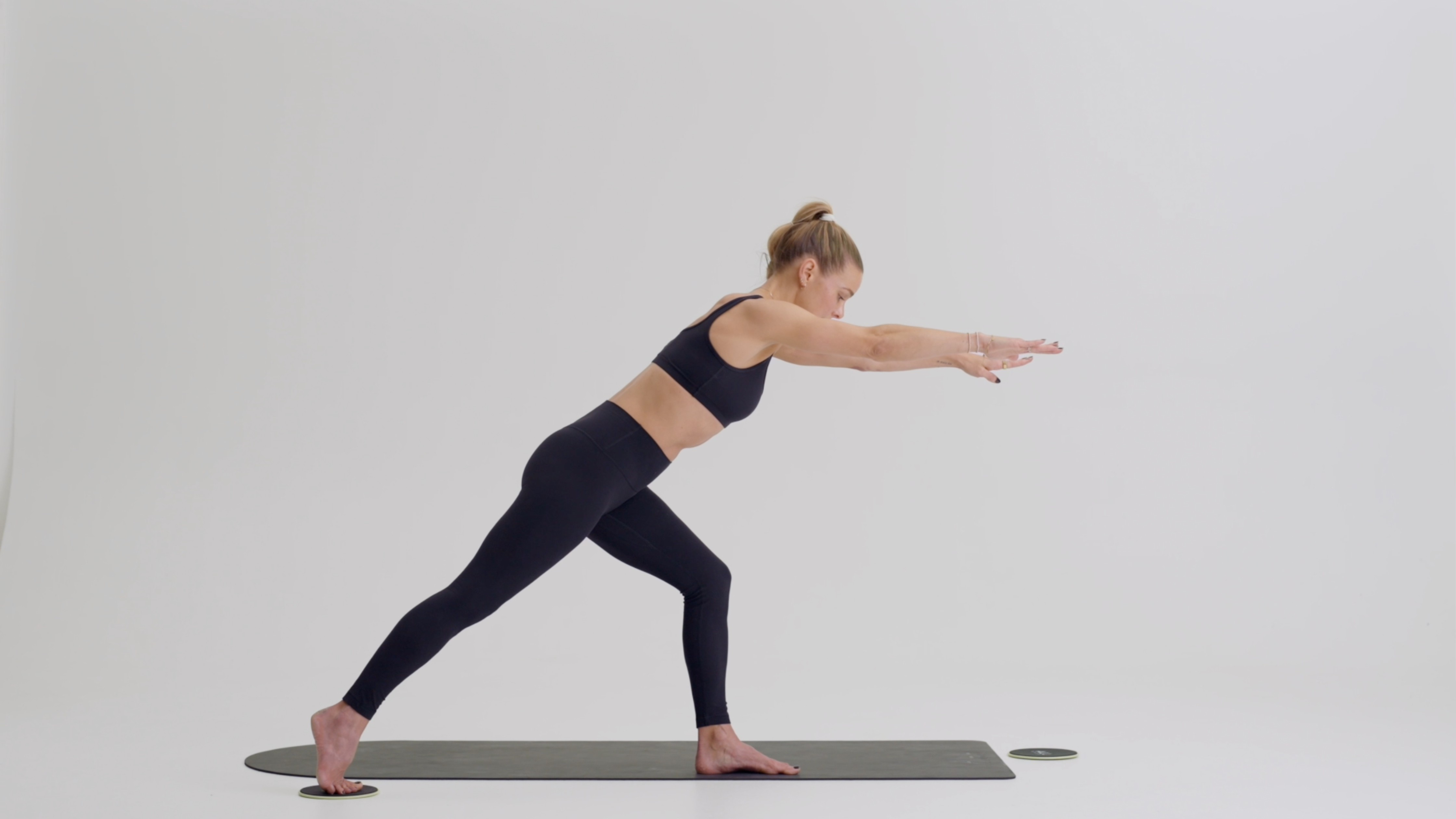 Pilates: Reformer on the Mat (Gliding Discs) | 30 minutes | with Katie McKenzie