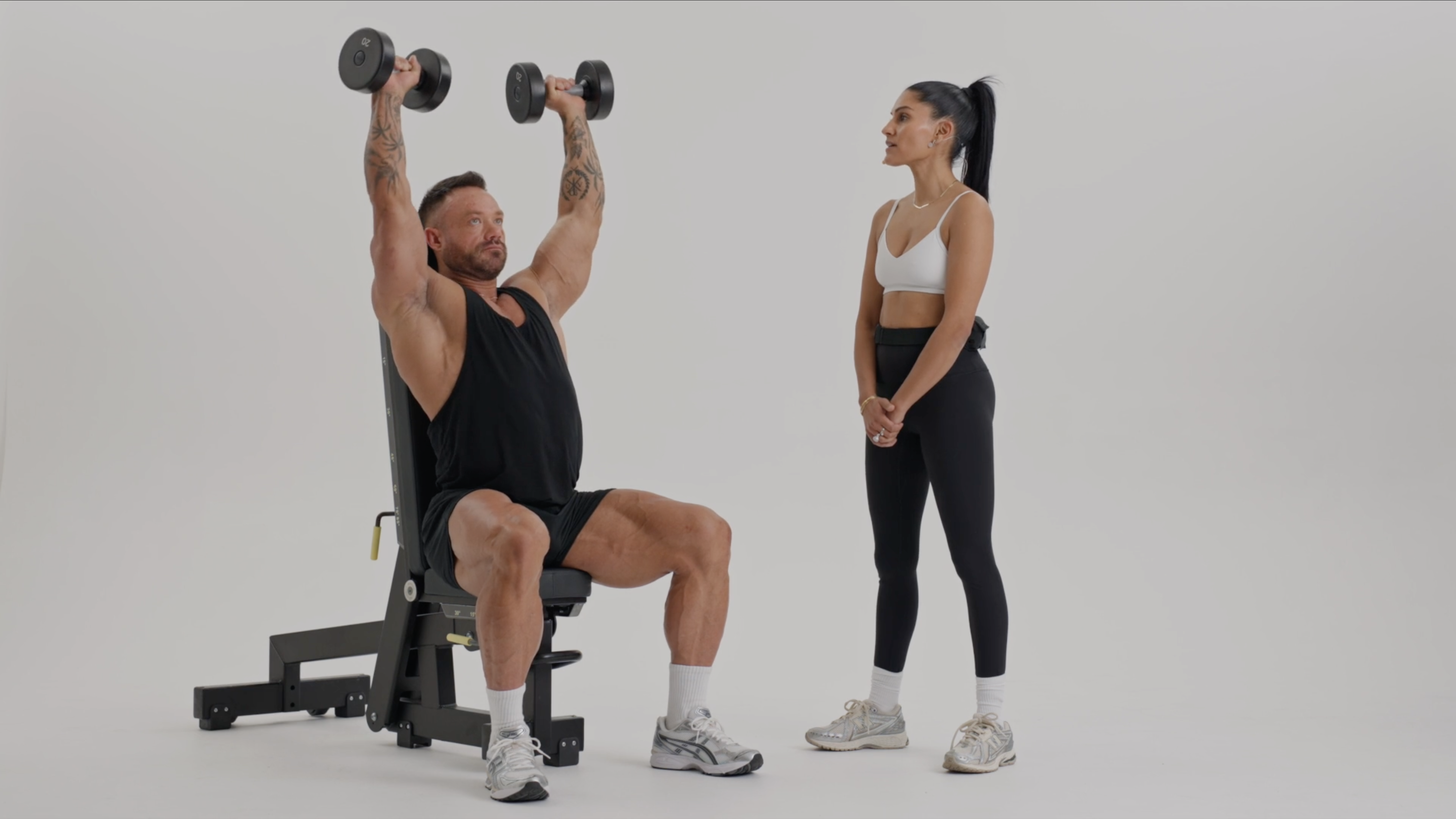 Demo: Seated Shoulder Press (External Rotation)
