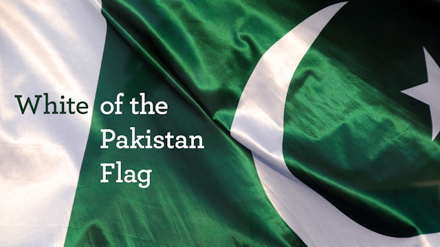 The White of the Pakistani Flag