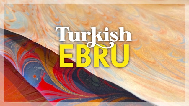 Turkish Ebru (Paper Marbling)