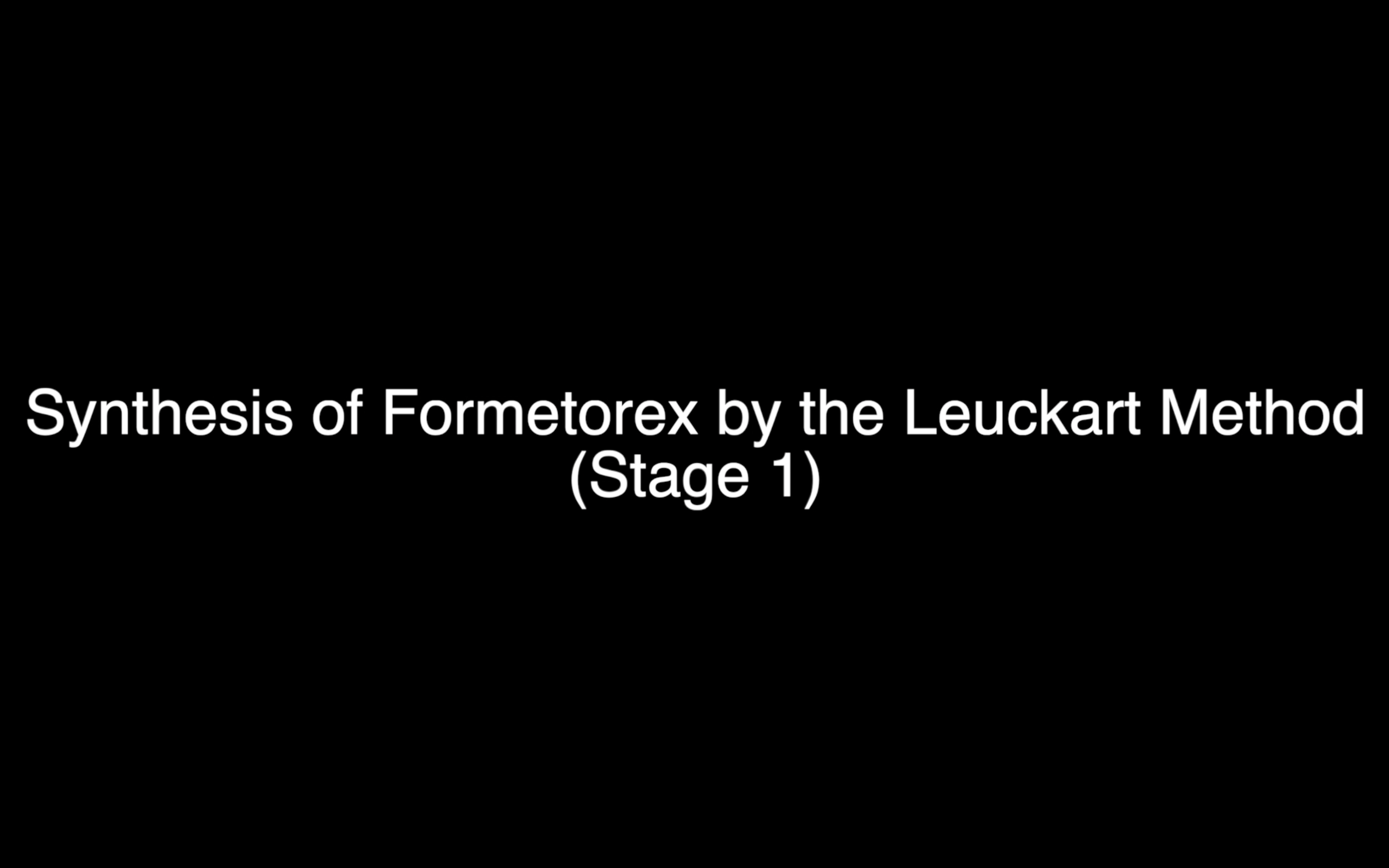 Synthesis of Formetorex by the Leuckart Method (Stage 1)