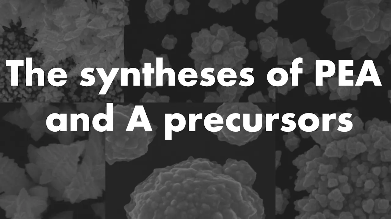 The Syntheses of PEA and A Precursors