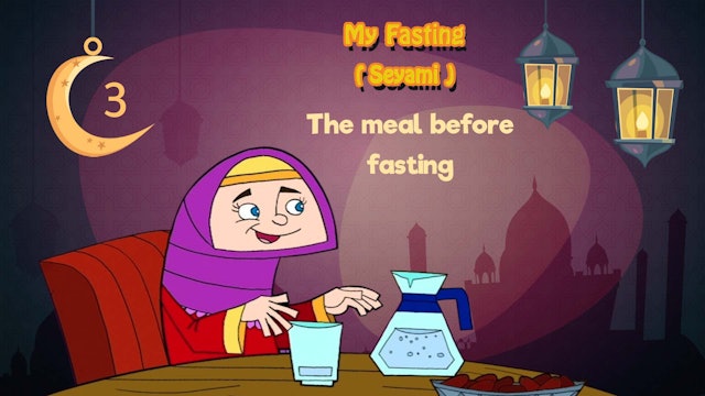 The meal before fasting (Suhoor)