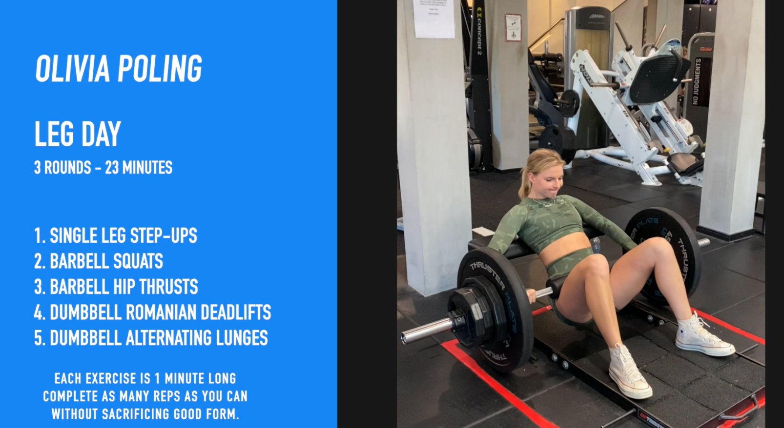 Leg Day Killer - 3 Rounds - 23 Mins