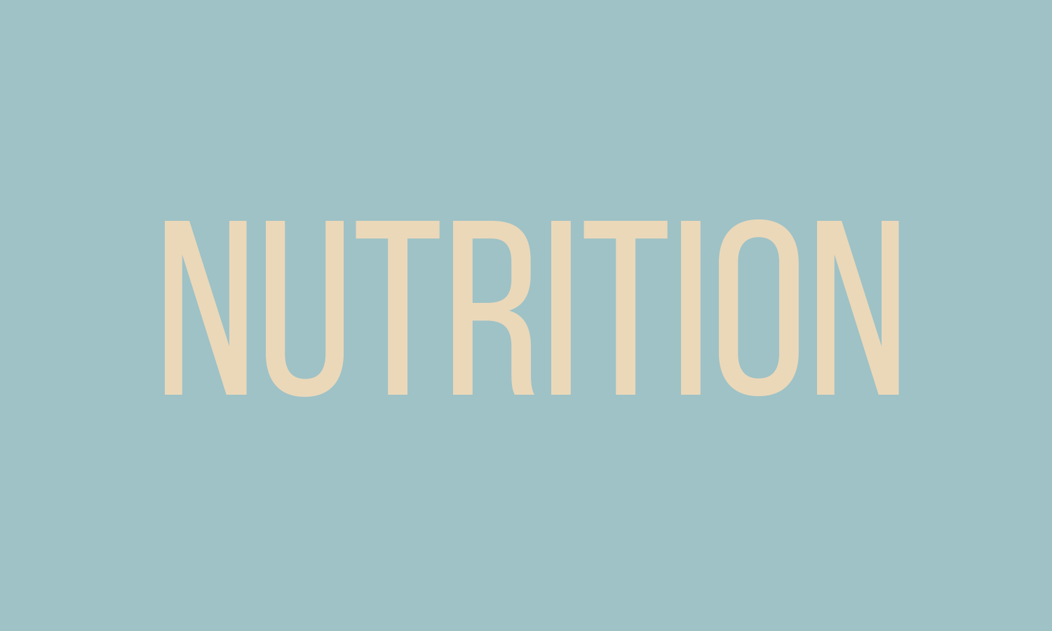 Nutrition