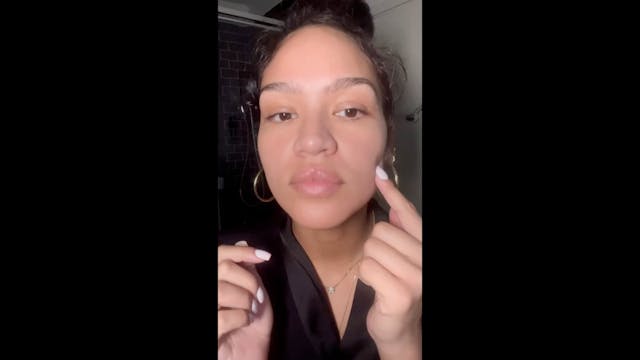 Cassie Skincare routine for AM/PM
