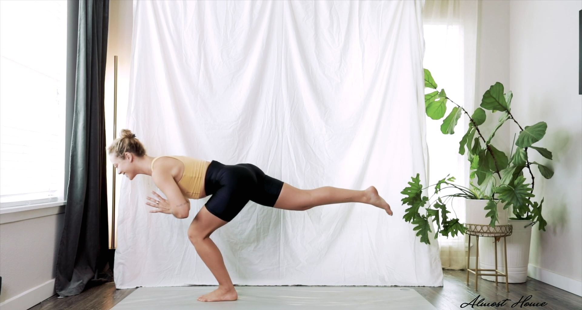 Half Workout & Half Stretching