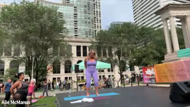 Freedom Yoga in Millennium Park