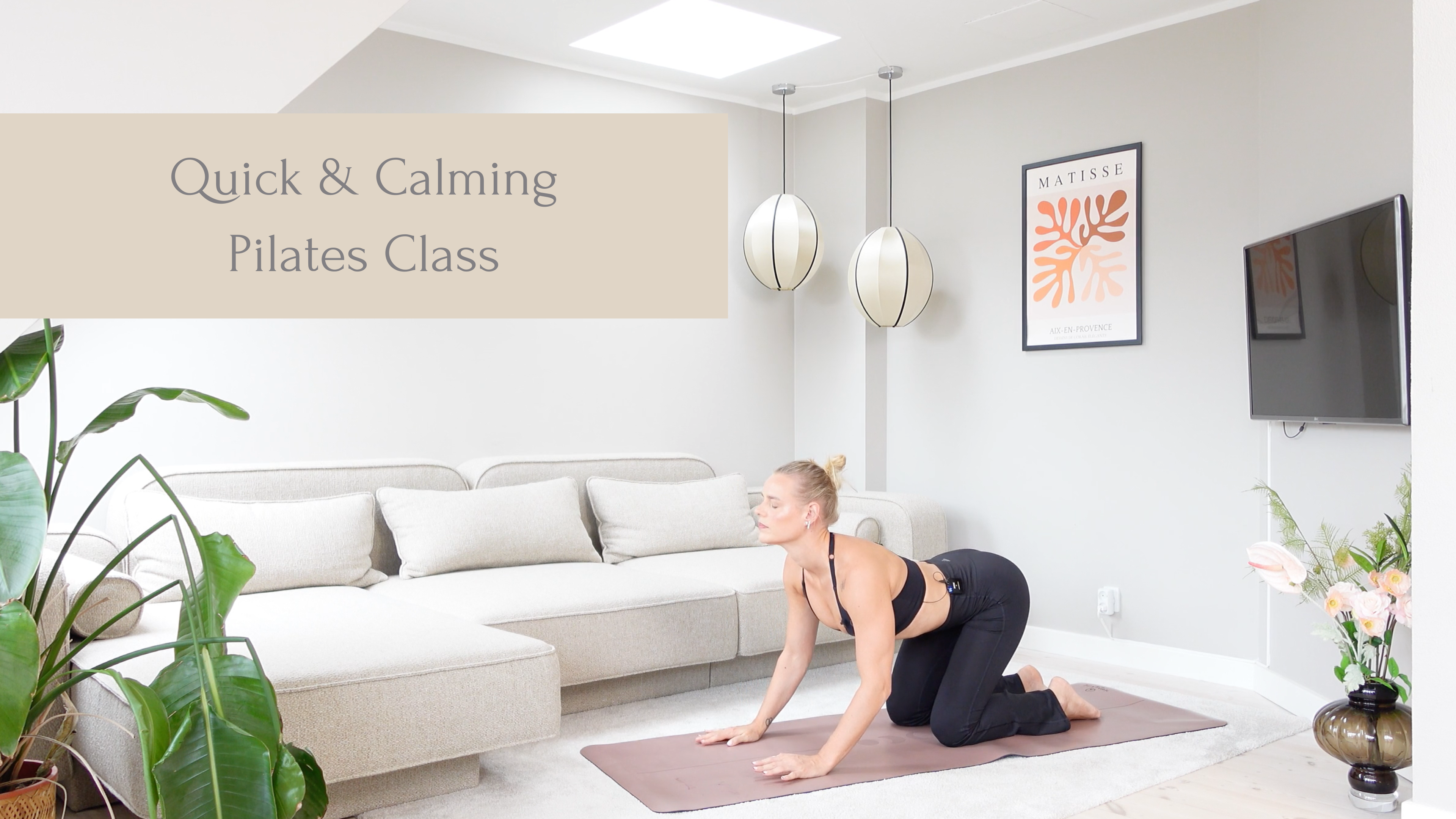 Quick & Calming Pilates | 13 Minutes