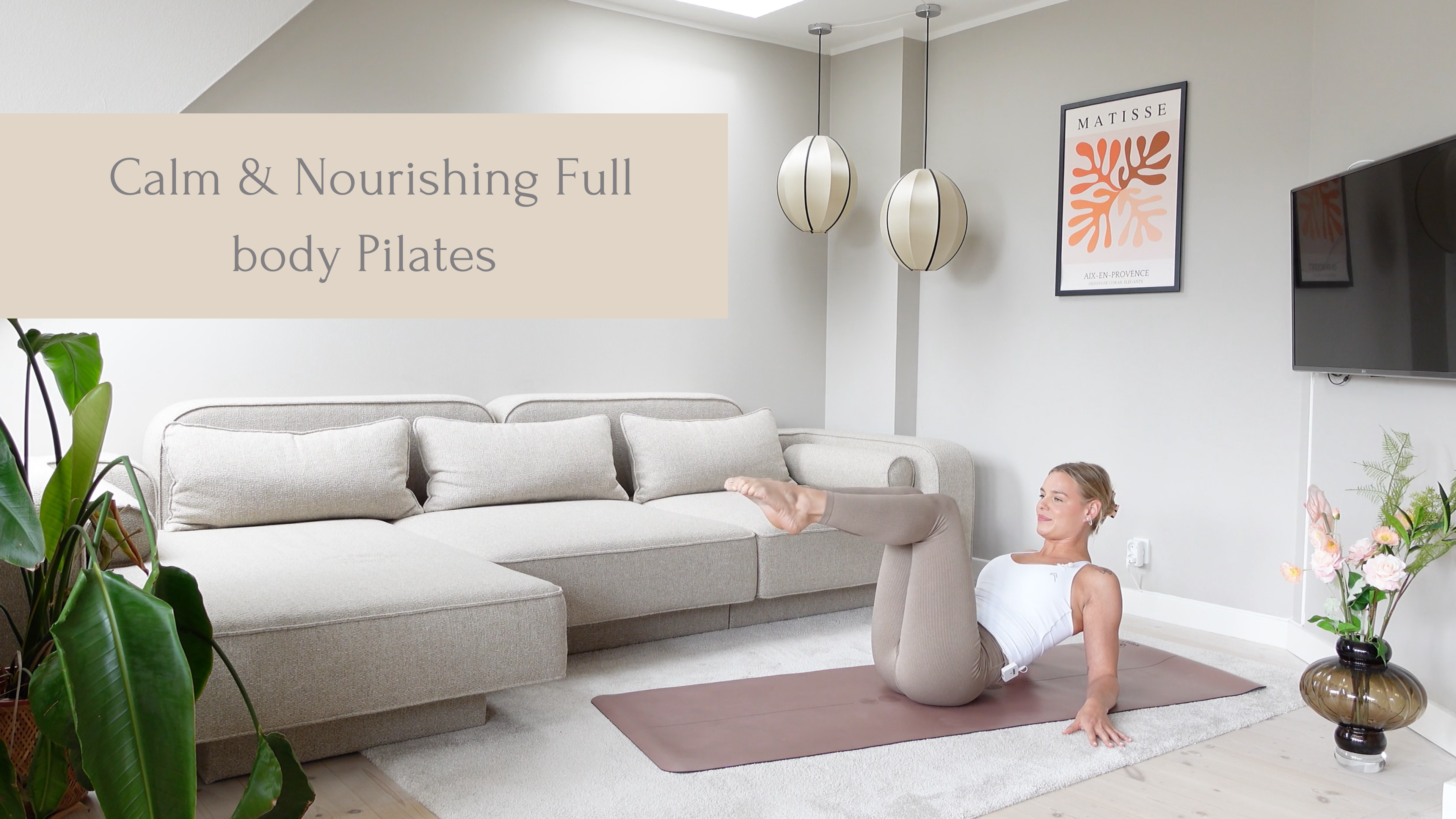 Calm & Nourishing Pilates class | 30 Minutes