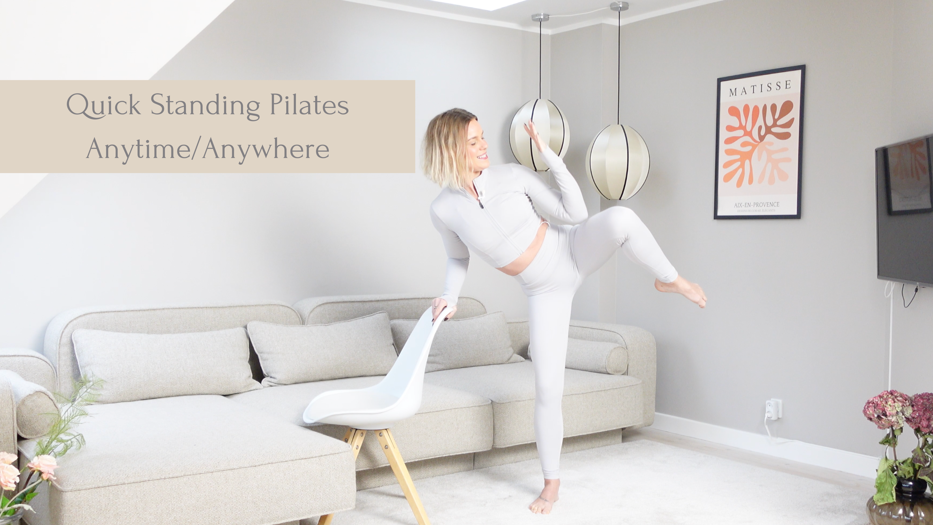 Quick Standing Pilates Anywhere/Anytime | 15 Minutes