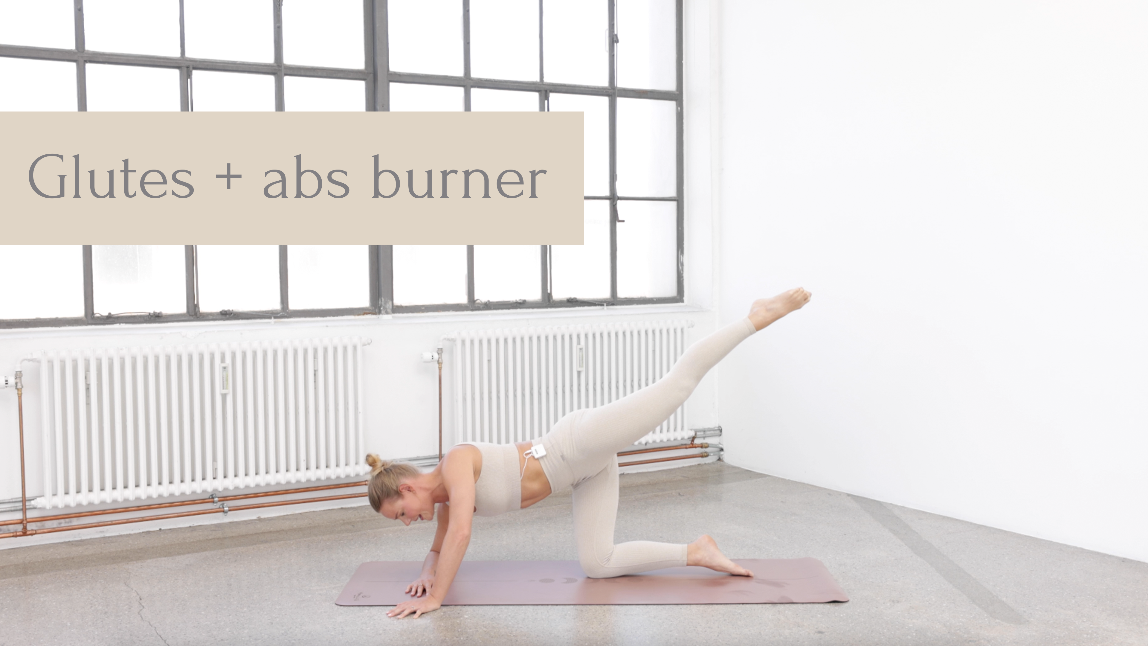 Glutes + abs burner | 30 Minutes