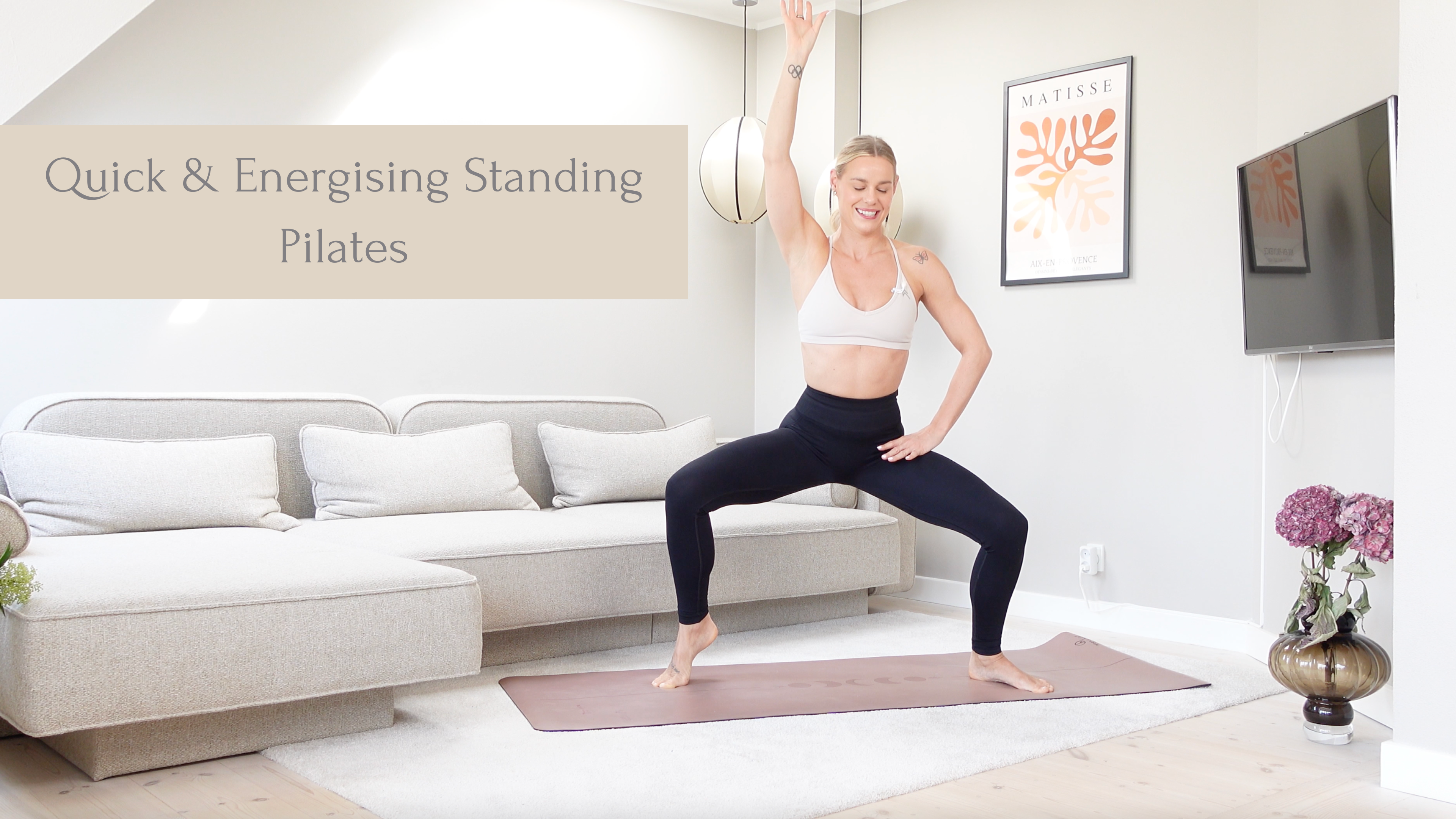 Quick & Energising Standing Pilates | 14 Minutes
