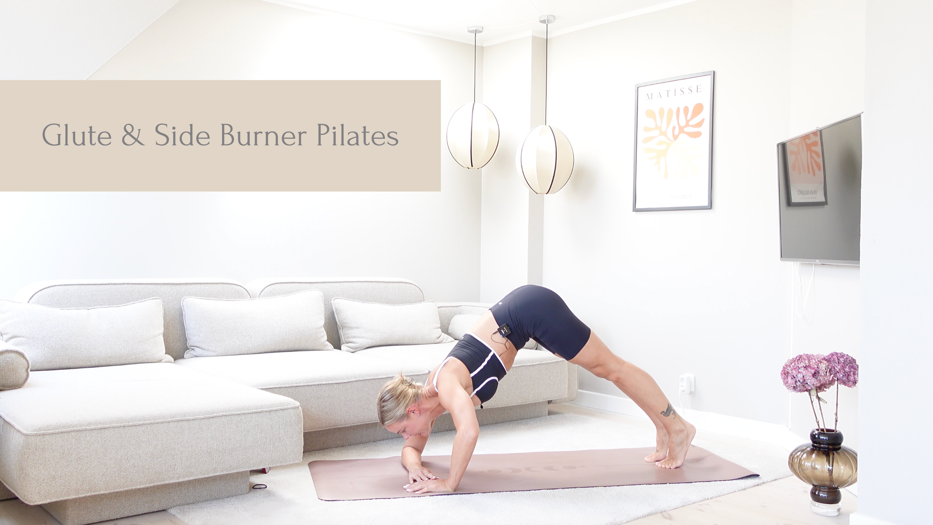 NEW !! Glute & Side Burner Pilates | 20 Minutes