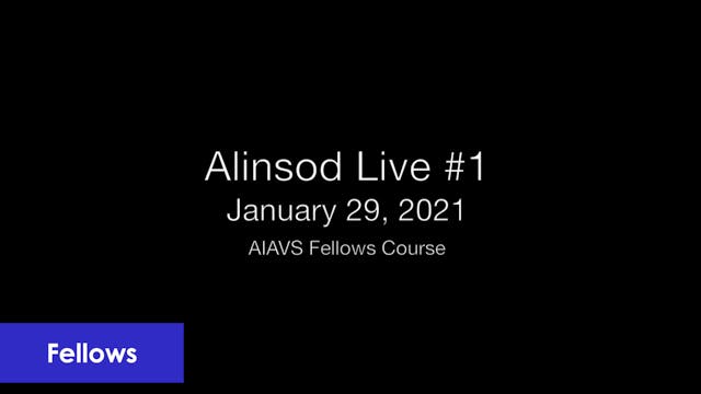 Fellows Alinsod Live Zoom - Jan 29, 2021