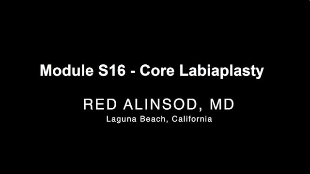 Module S16 - Core Labiaplasty