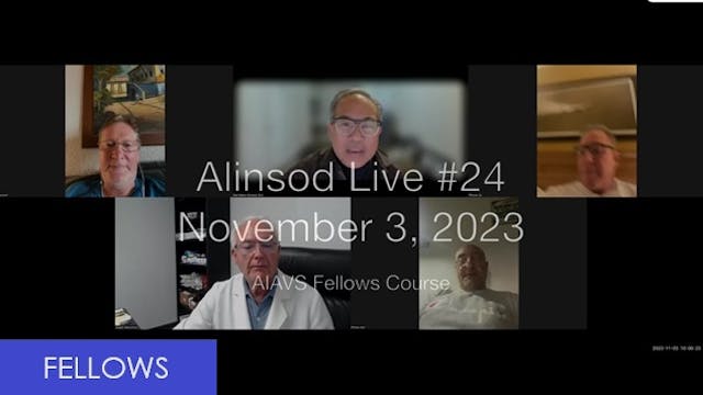 Fellows Alinsod Live Zoom - November 3, 2023