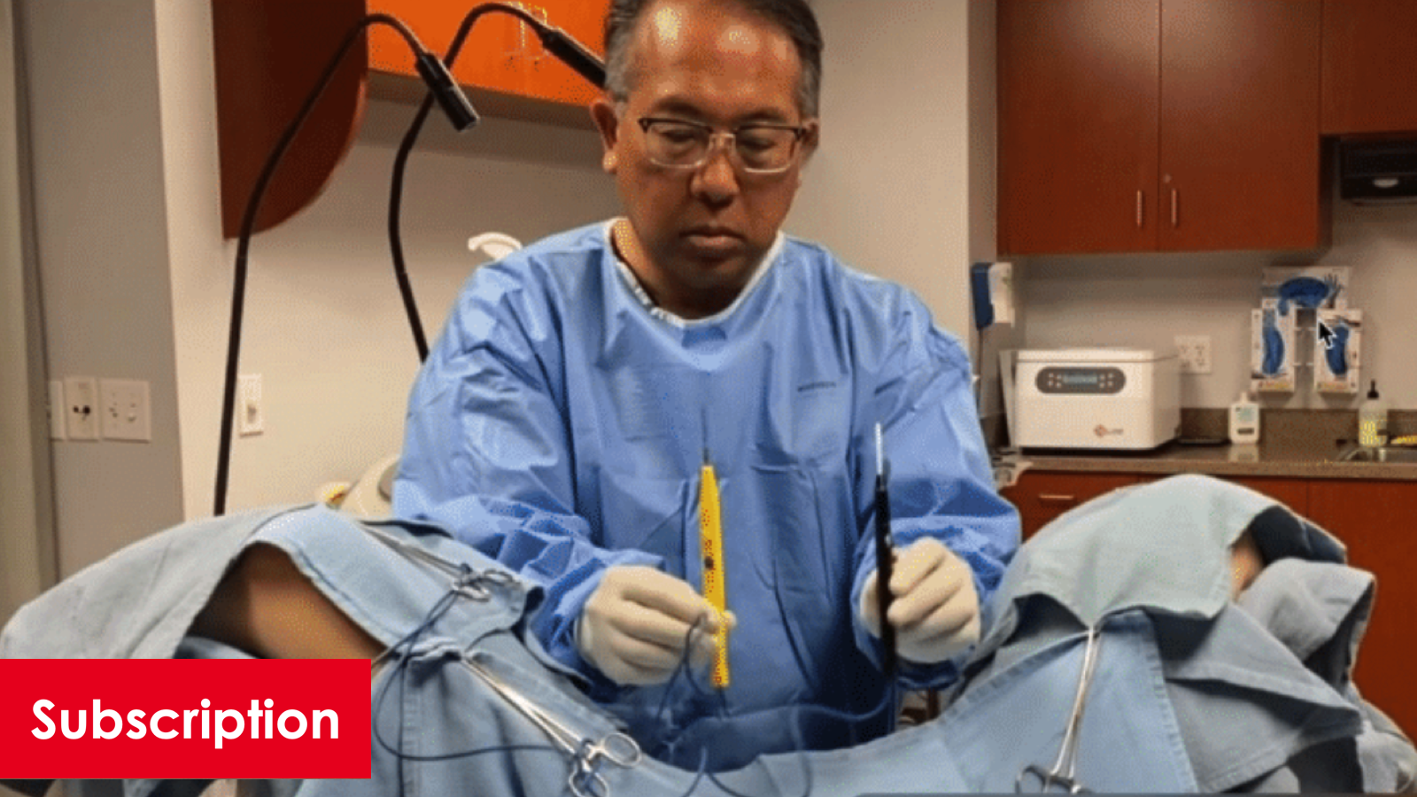 Labiaplasty Set Up and Draping Patient View