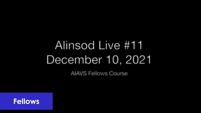 Fellows Alinsod Live Zoom - #11 Dec 1...